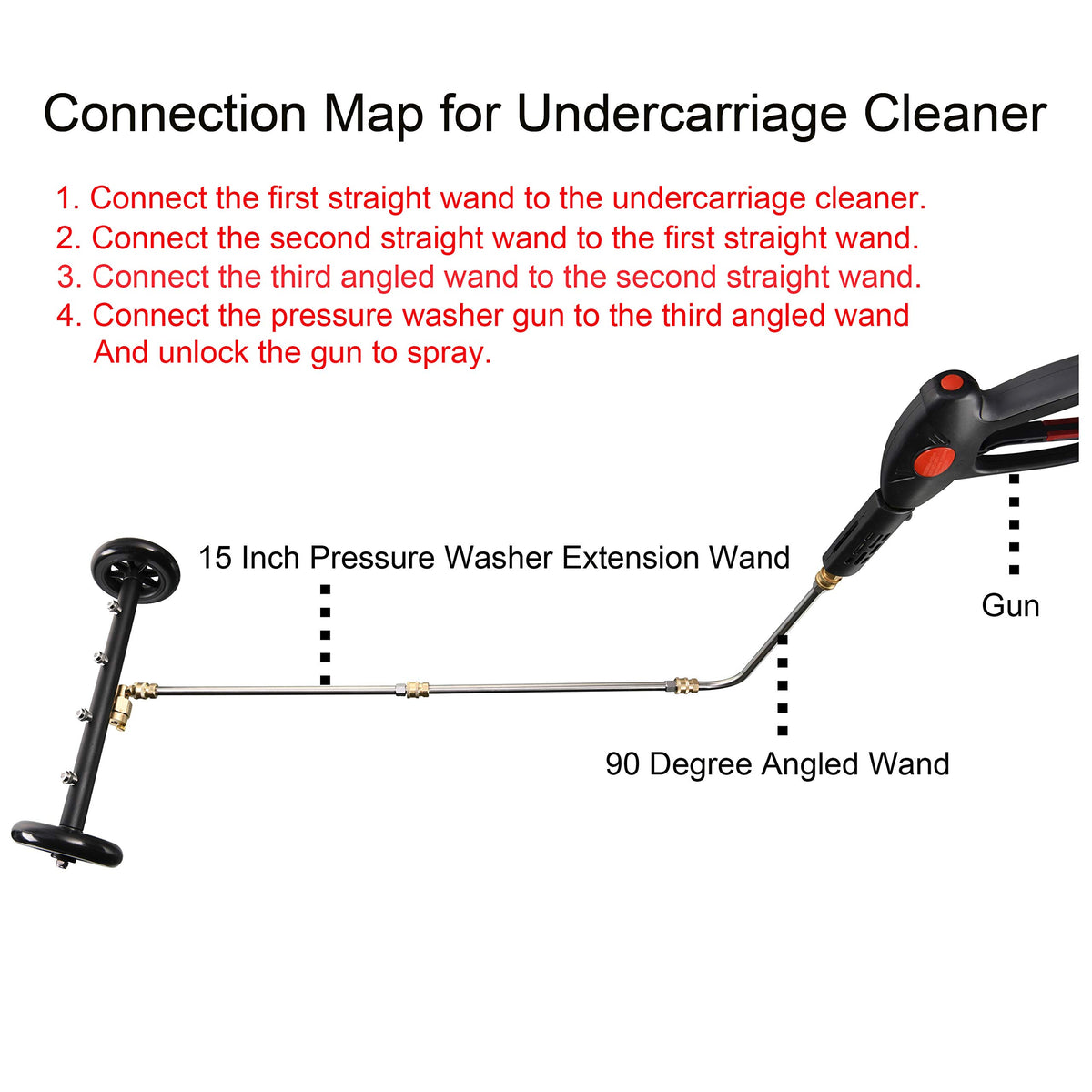 Tool Daily undercarriage cleaner in action removing grime