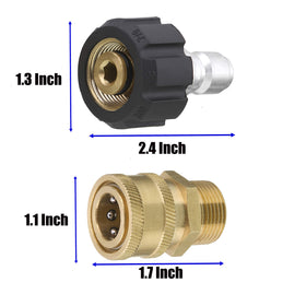 Tool Daily universal gun and hose connection for versatile washing setups.