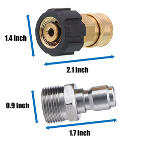 Tool Daily adapter in use connecting universal gun, hose, and pump.