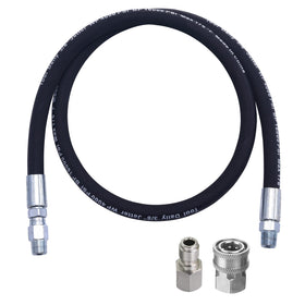Tool Daily whip hose with swivel for smooth reel connection and reduced twisting.