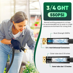 Toolasin kink-free flow prevents tangles across garden beds