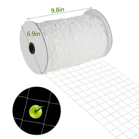 Toolazy Trellis Netting cardboard reel unrolls easily for quick setup.
