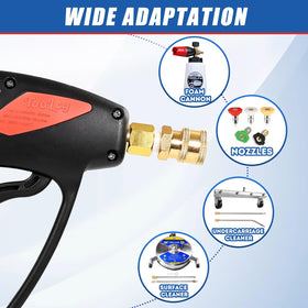 Toolcy five nozzle tips set for versatile spray options