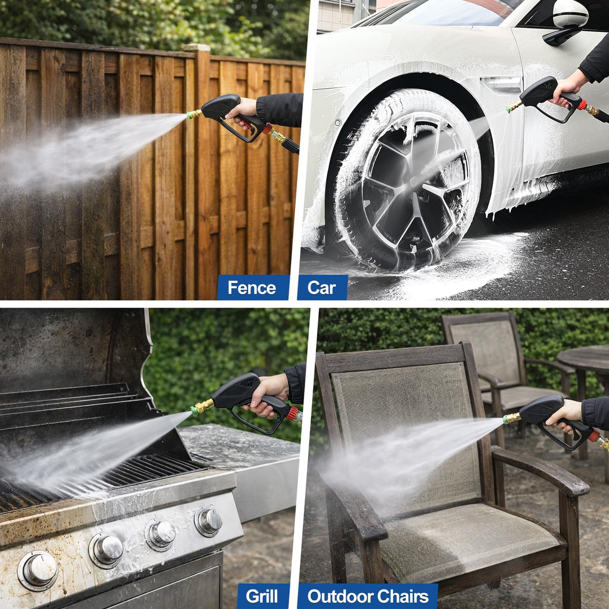 TOOLCY Pro Short Gun ideal for cars, roofs, windows and sidewalks.