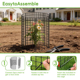 Toolterritary protects herbs, lettuce, strawberries, and seedlings.