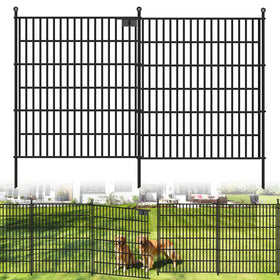 Toolterritary rustproof metal fence panel close-up highlights durable, weather-resistant coating.
