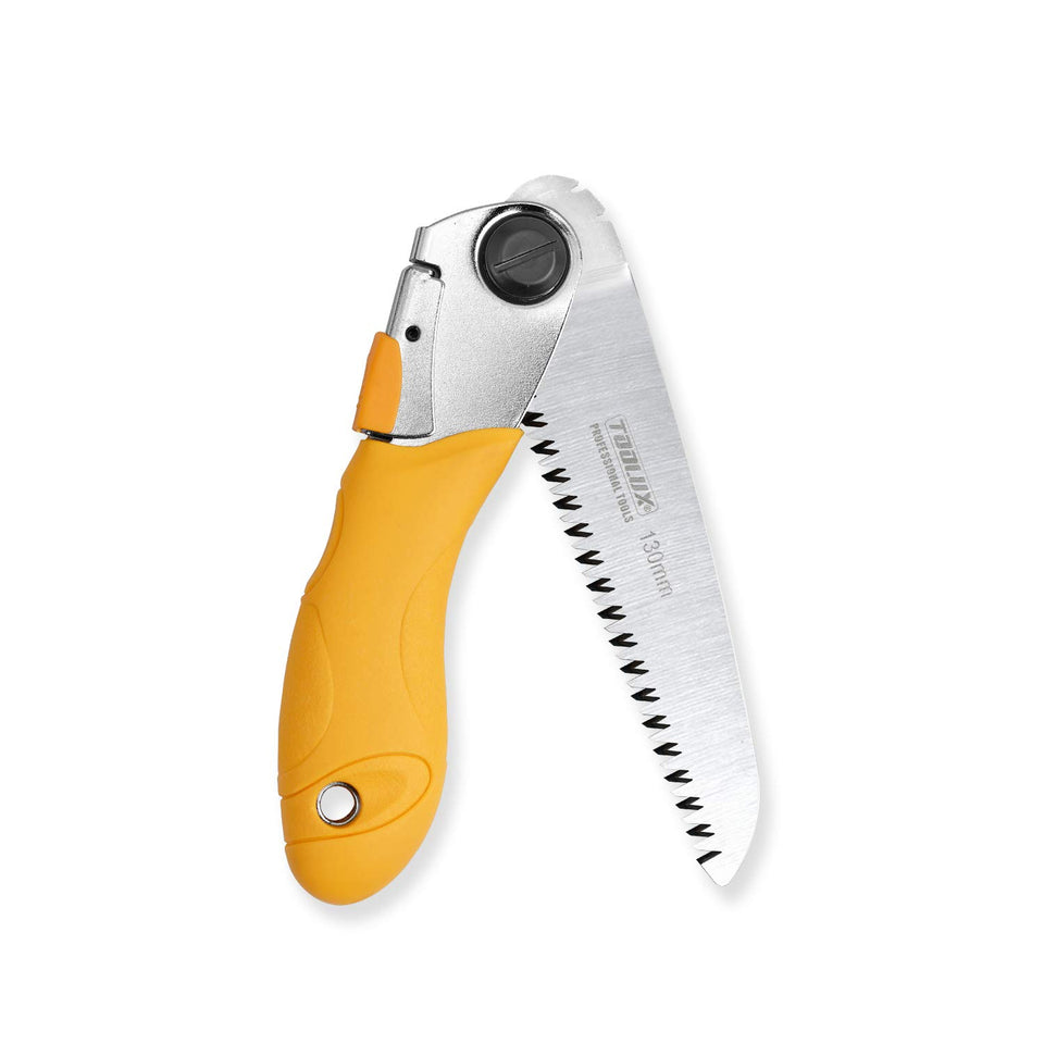 Toolux 5-inch folding saw blade ready for fast cuts in wood