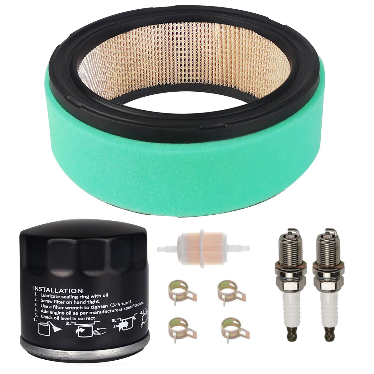 Toolyuan air filter tune-up kit for Kohler engines improves airflow and engine protection.