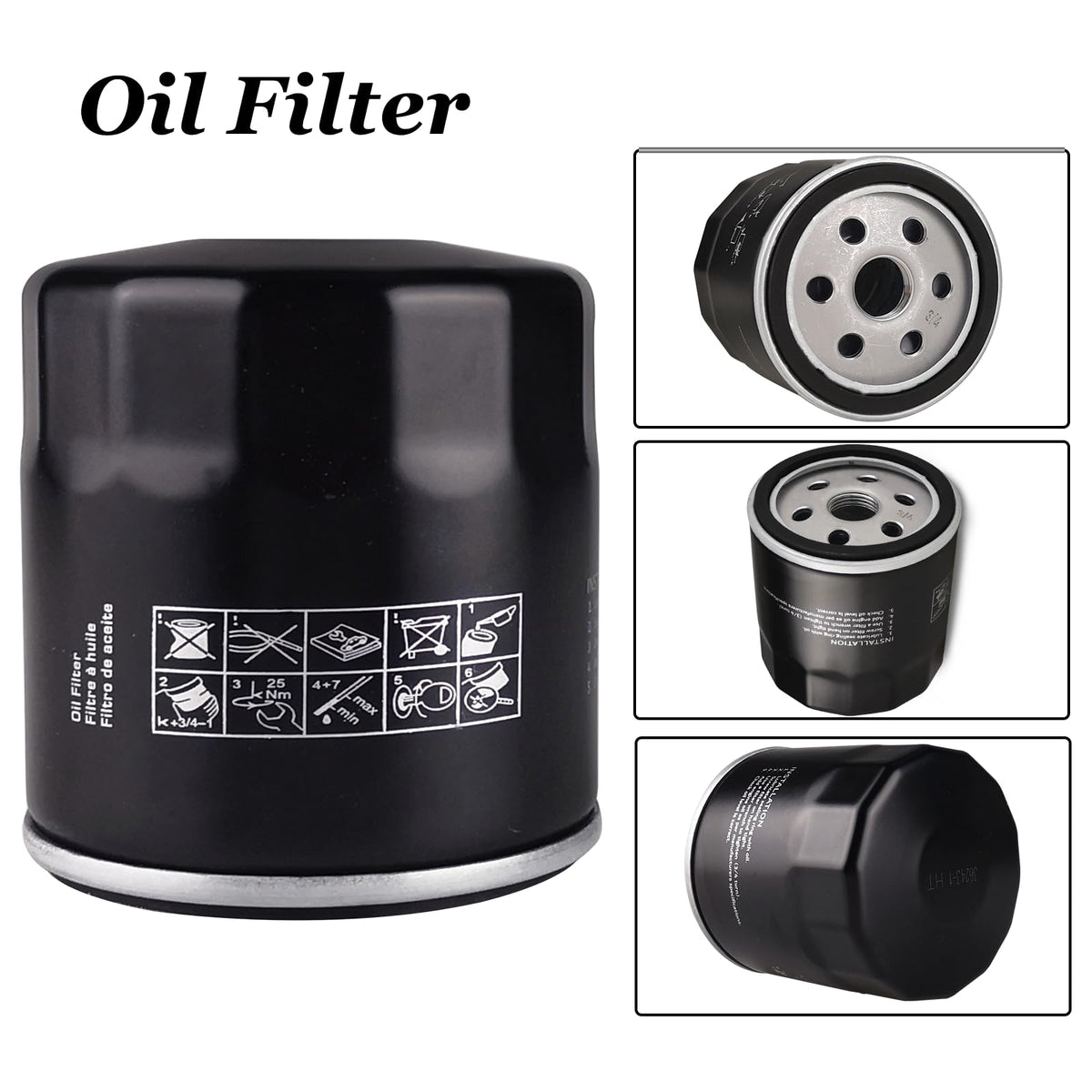 Toolyuan oil filter canister supports durable lubrication for Kohler Command engines