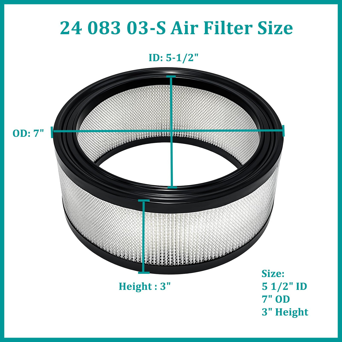 Toolyuan prefilter replacement attached to air intake for enhanced filtration