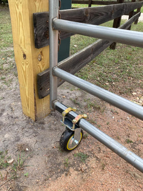 TOOPTATE anti-slip design gate wheel provides secure fastening and stability.