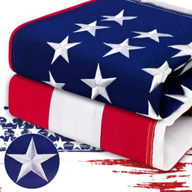 TOOUP American flag 3x5 outdoor displaying vivid colors in all weather