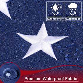 TOOUP flag waterproof coating dries quickly and preserves color