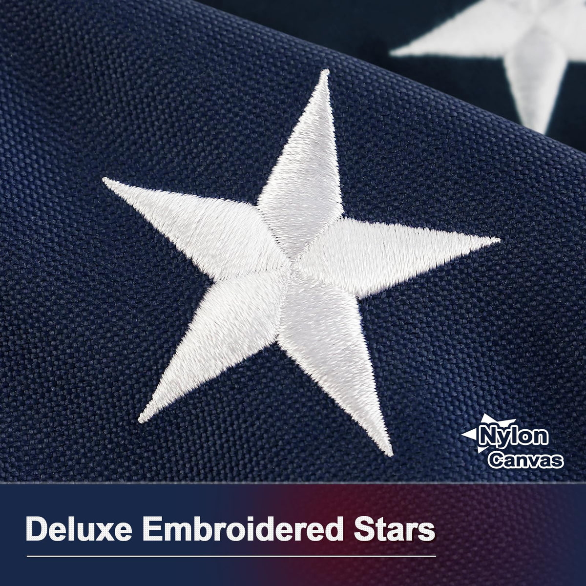 TOOUP imported 600d flag ready for durable patriotic displays