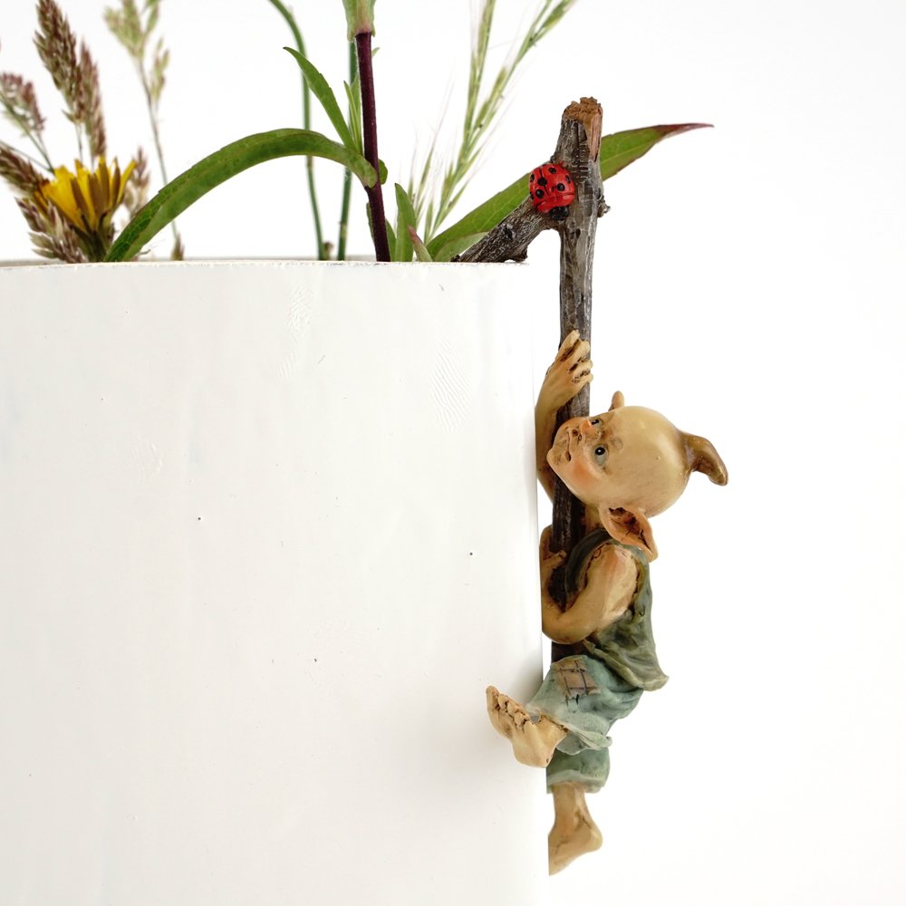Top Collection 4383 pixie hugger statue for indoor fairy gardens