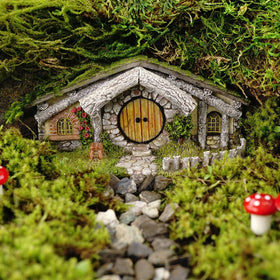 Top Collection fairy garden detail hand-painted enhances indoor display with charm.