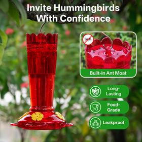 TOP XIAN ant guard and bee guard protect nectar for hummingbirds