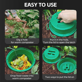 TOP XIAN beginner-friendly worm farm for families and beginners