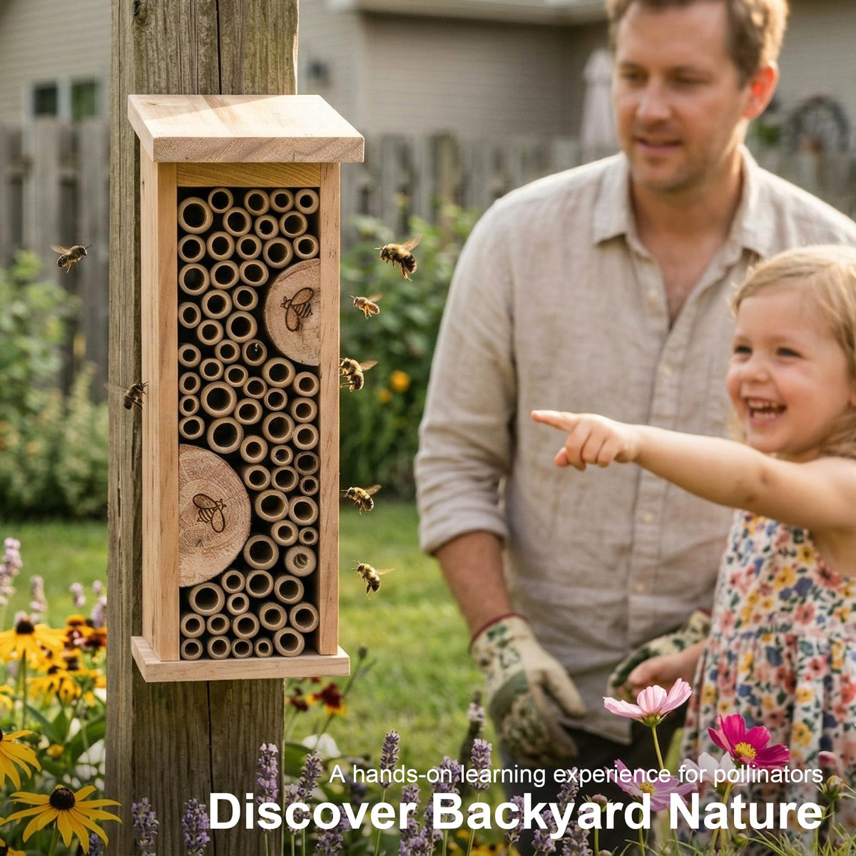 Topadorn bird house on balcony setting suggests versatile outdoor display.