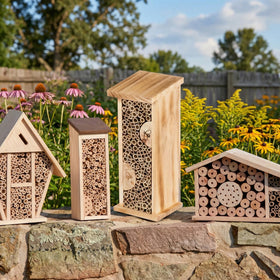 Topadorn natural materials pine and bamboo showcase eco-friendly building.