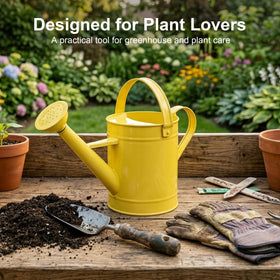 Topadorn yellow finish adds style to pots shelves and garden corners