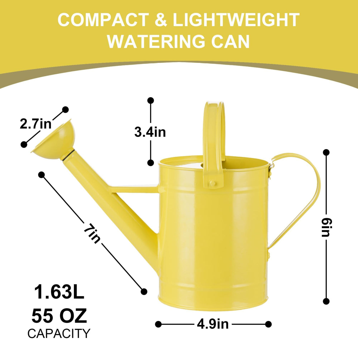 Topadorn round handle offers comfortable grip during steady pours
