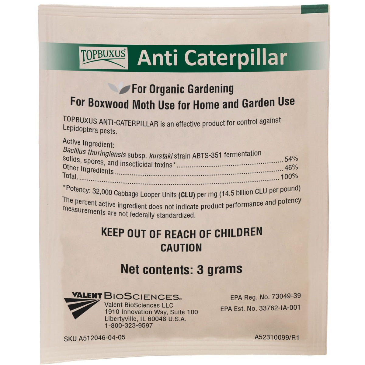 TOPBUXUS BTK safe for birds and bees during garden care