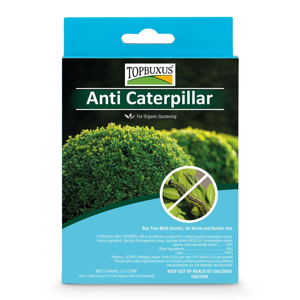 TOPBUXUS BTK boxwood sachet pack for organic caterpillar control