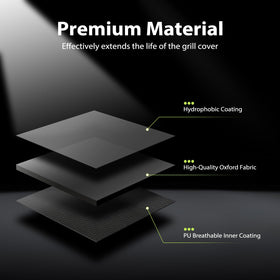 Topcrown tear-resistant diamond-weave fabric providing long-lasting protection