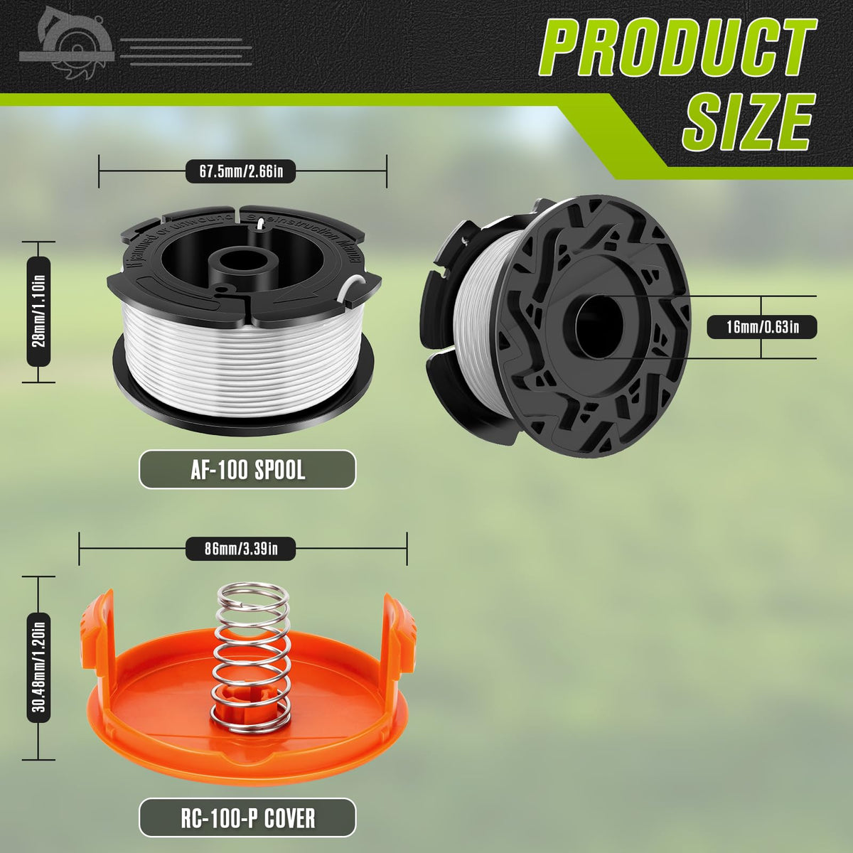 TOPEMAI 12 spools plus 3 caps pack provides value and ready replacements