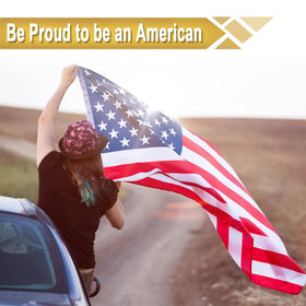 TOPFLAGS American flag 4x6 indoor outdoor versatile display in homes or offices