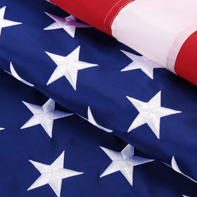 TOPFLAGS American Flag 4x6 outdoor flag with heavy-duty fabric for yard display
