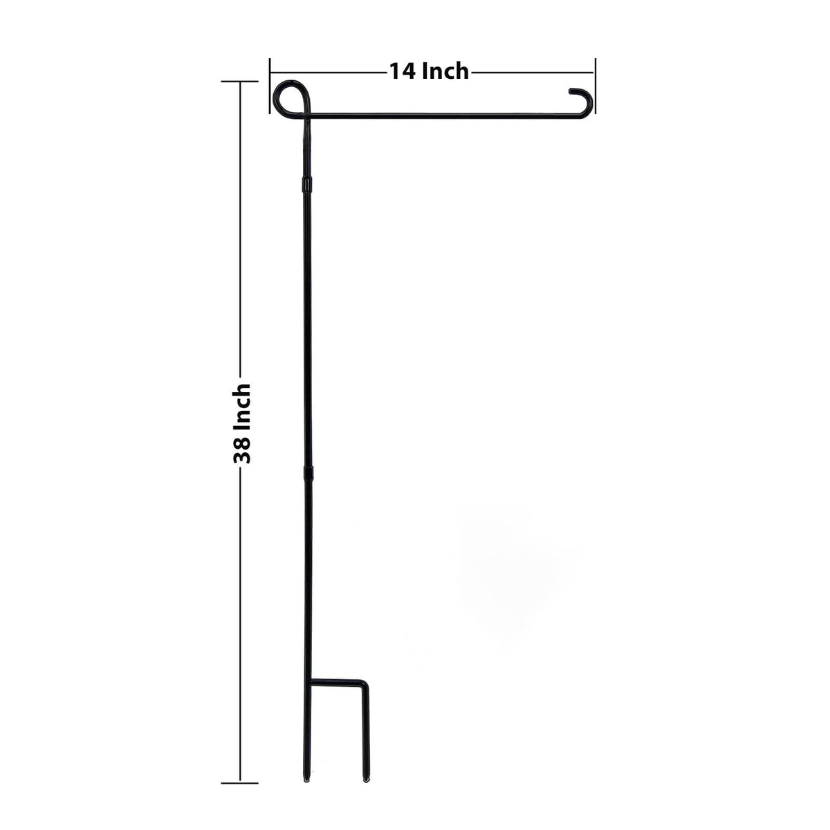 topflags outdoor-ready flag stand enhances garden aesthetics.