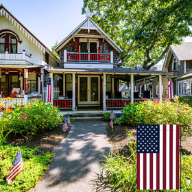 TOPFLAGS outdoor usa flag 12x18, fade-resistant for long outdoor displays