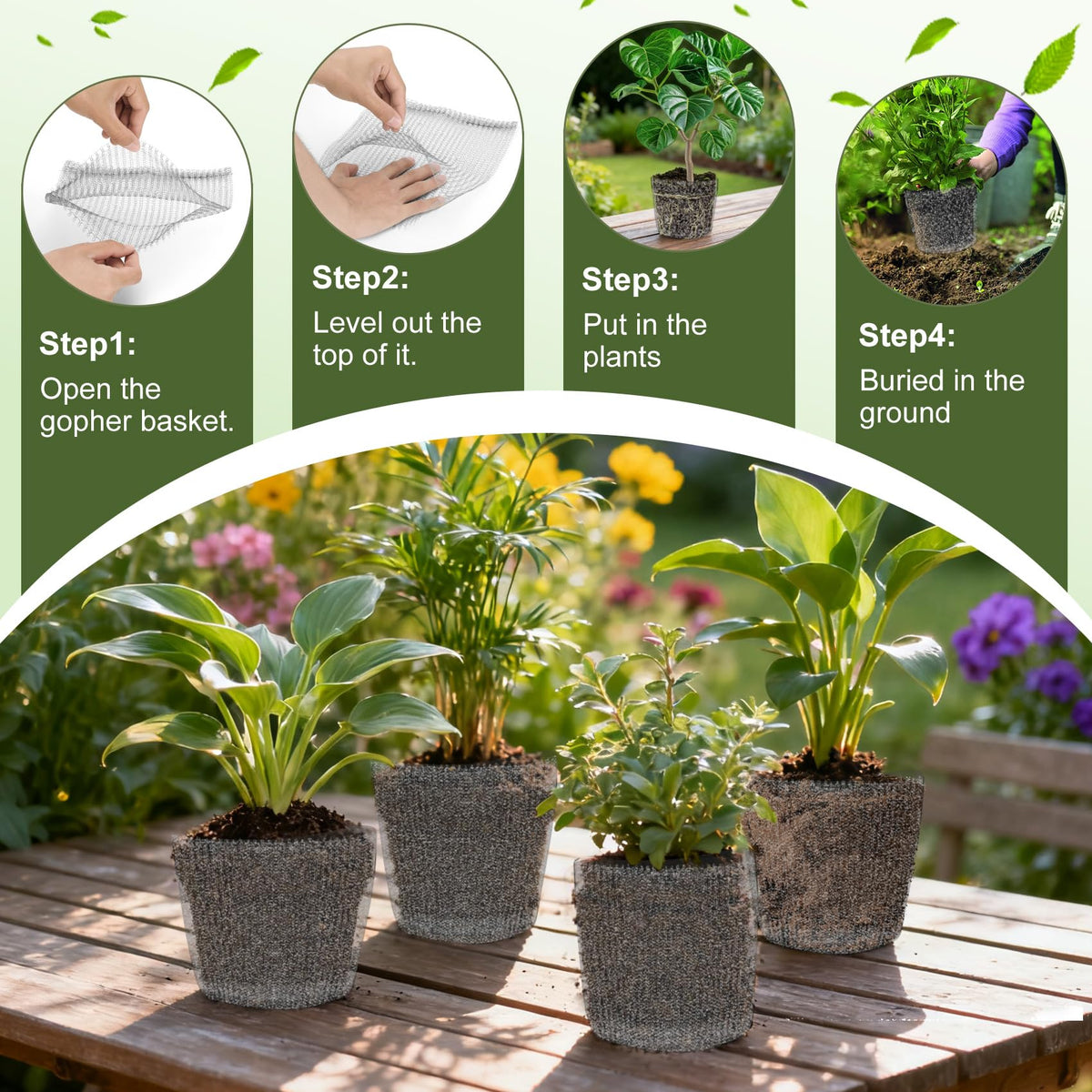 Topfurn bulk-pack 50 pieces for cost-effective garden protection