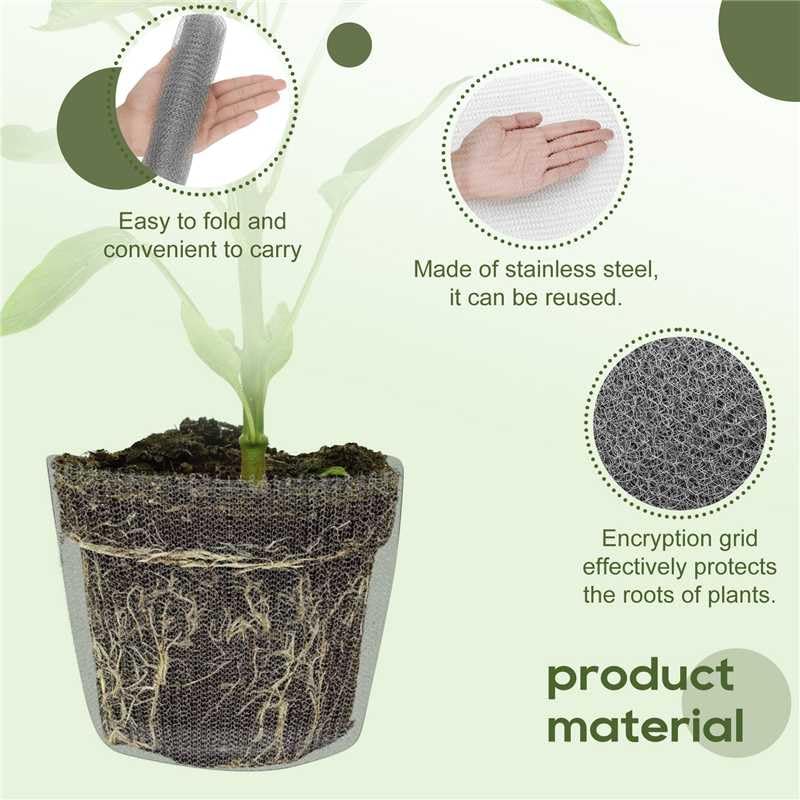 Topfurn gopher basket guards garden from burrowing pests with steel mesh