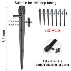 Topiverse barbed couplings for easy tubing connections