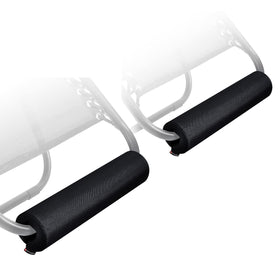 TOPJUM 2-pack foot rest cushion mounted on a zero gravity chair for extra foot comfort