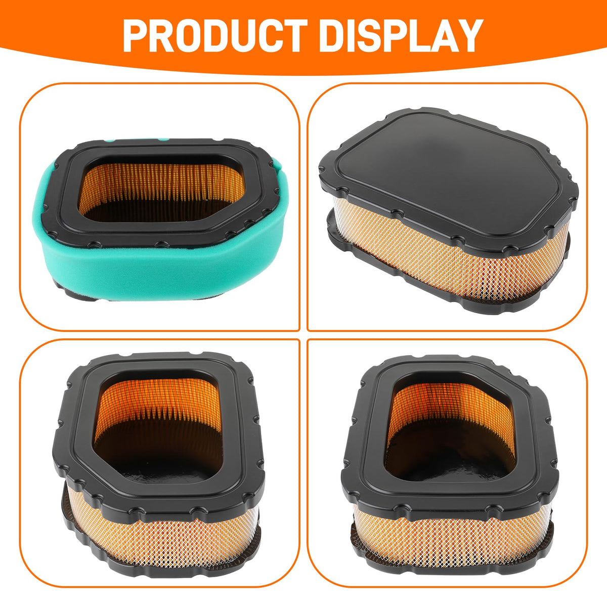 Topkidame filter with packaging demonstrates ready-to-install replacement.