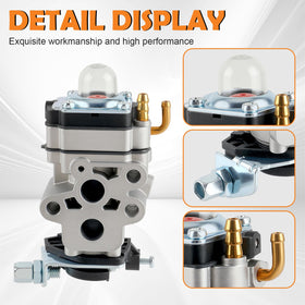 Topkidame carburetor for RedMax BCZ260TS, accurate metering for stable airflow