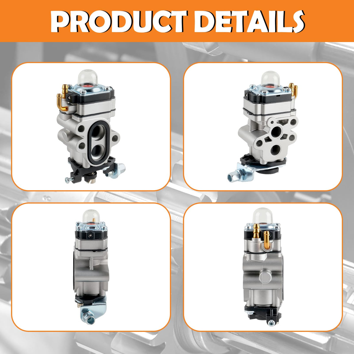 Topkidame carburetor for RedMax HBZ2500, easy installation and reliable operation