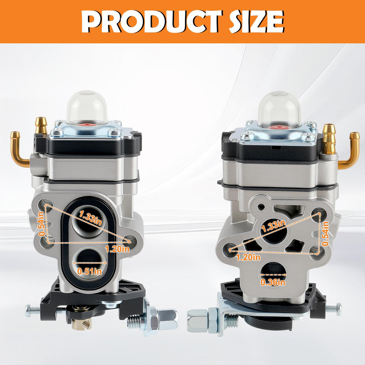 Topkidame carburetor for RedMax HEZ2460S, compatible replacement with durable construction