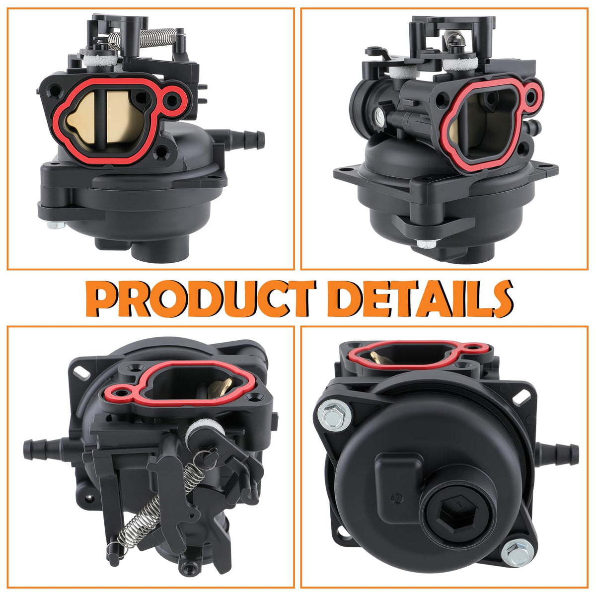 Topkidame clamps ensuring leak-free carburetor installation