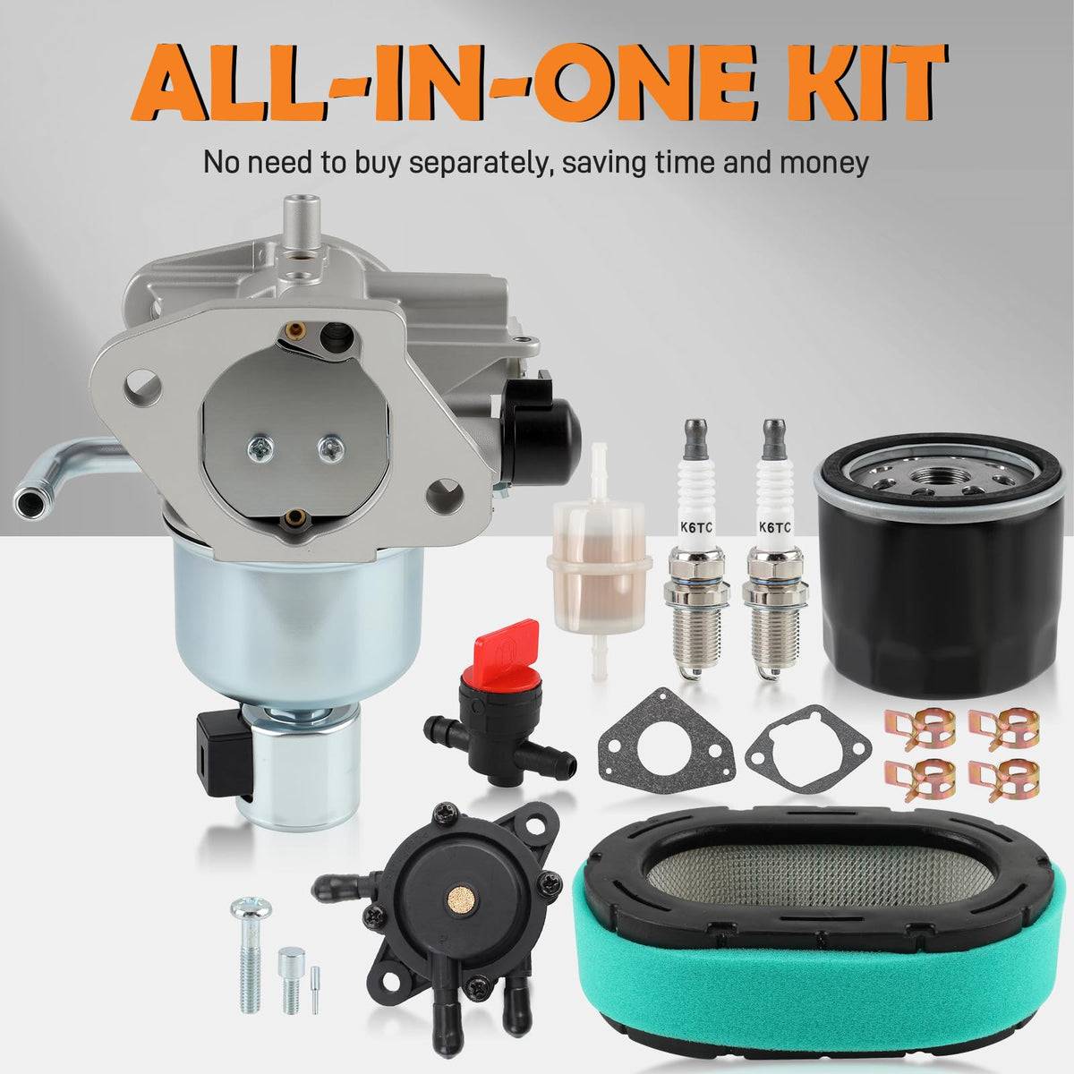 Topkidame installation kit for Kohler 7000 series carburetor.