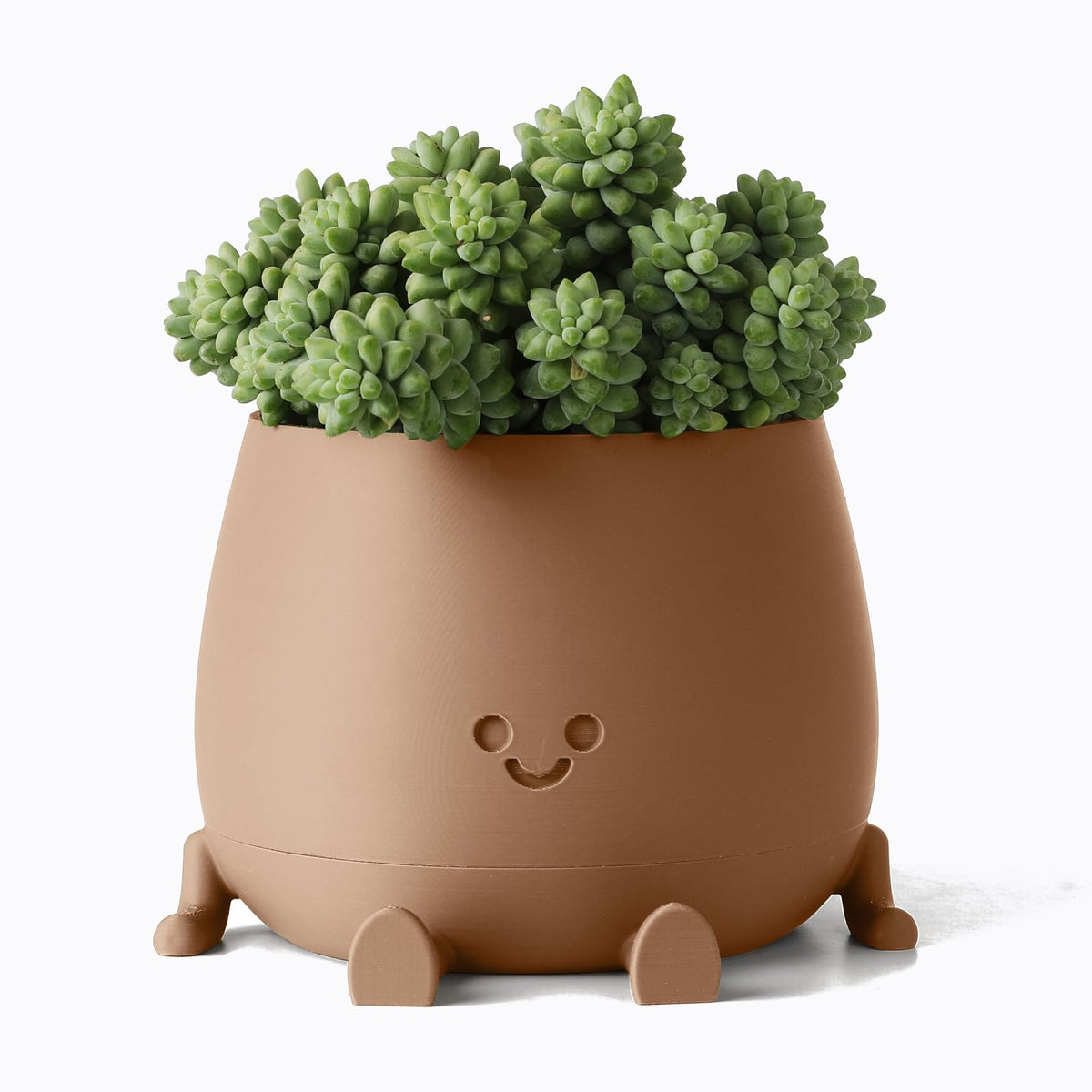 TOPOLA Happy Face Planter smiling face decor for indoor spaces and plant happiness.