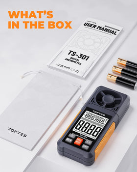 TopTes TS-301 carry pouch protects the device during travel.