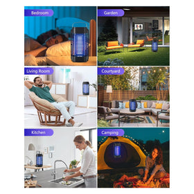Topwowe Bug Zapper hanging loop enables versatile placement on hooks or branches.