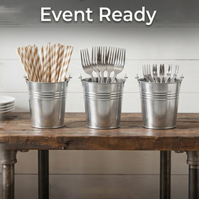 TOPZEA mini buckets add rustic charm to hotel buffets.