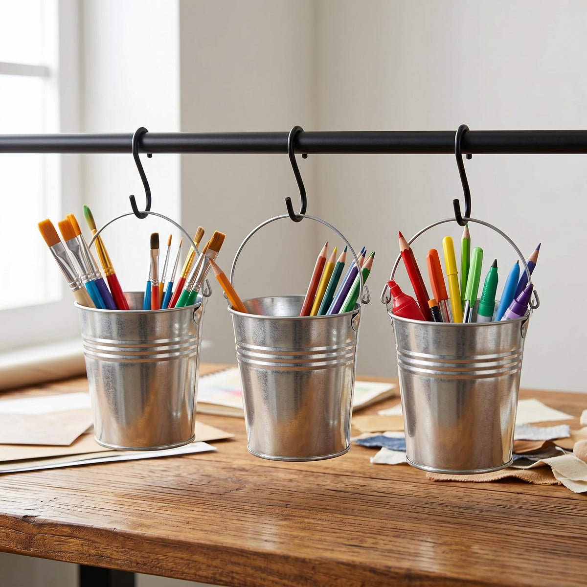 TOPZEA buckets for beach sand play and organization.