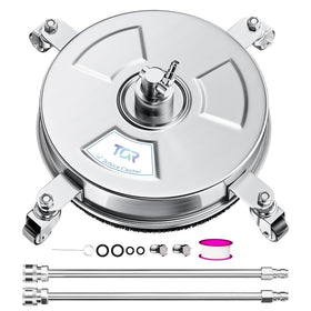 TOR 14-inch surface cleaner assembly ready for fast, even cleaning on large flat surfaces